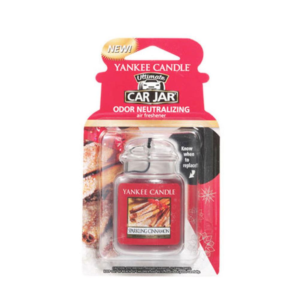Yankee Candle Sparkling Cinnamon Car Jar Ultimate Air Freshener £2.99